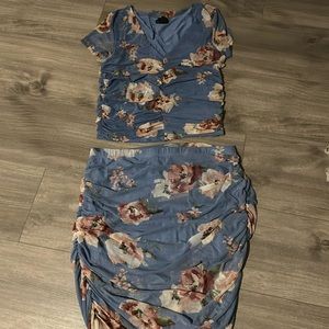 Two piece skirt set